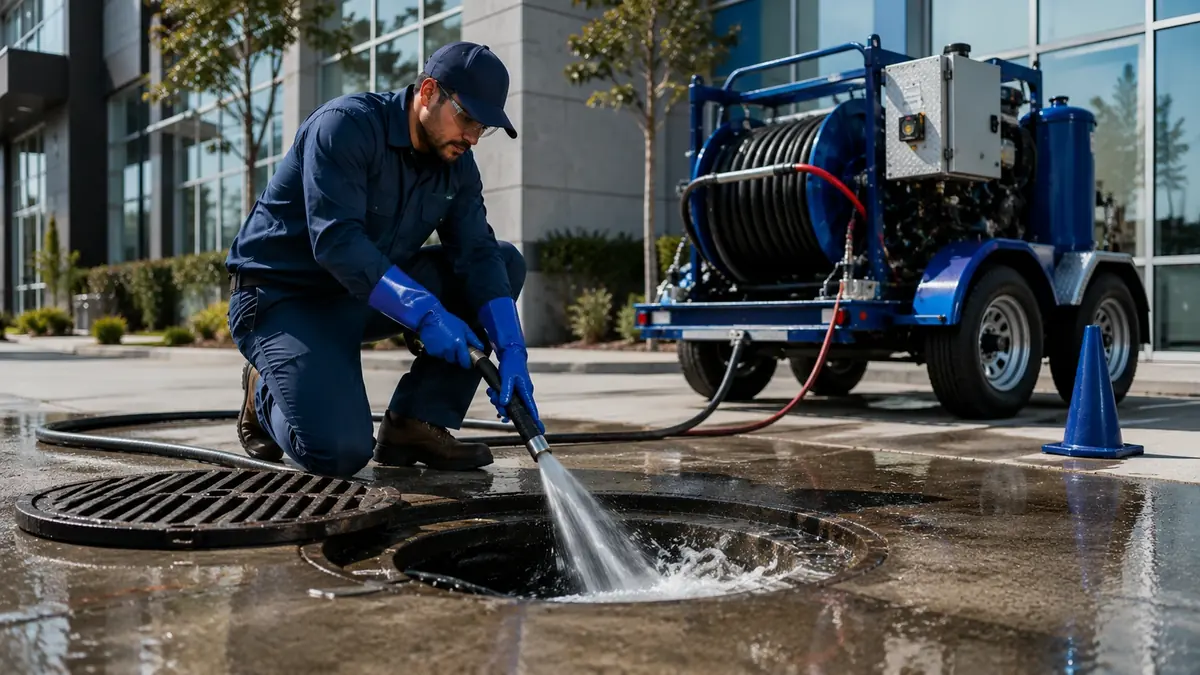 Commercial Hydro Jet Drain Cleaning in Merced